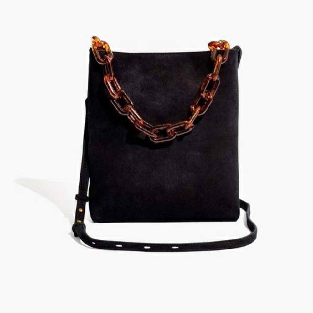 The Slim Brooklyn Crossbody Bag in Suede